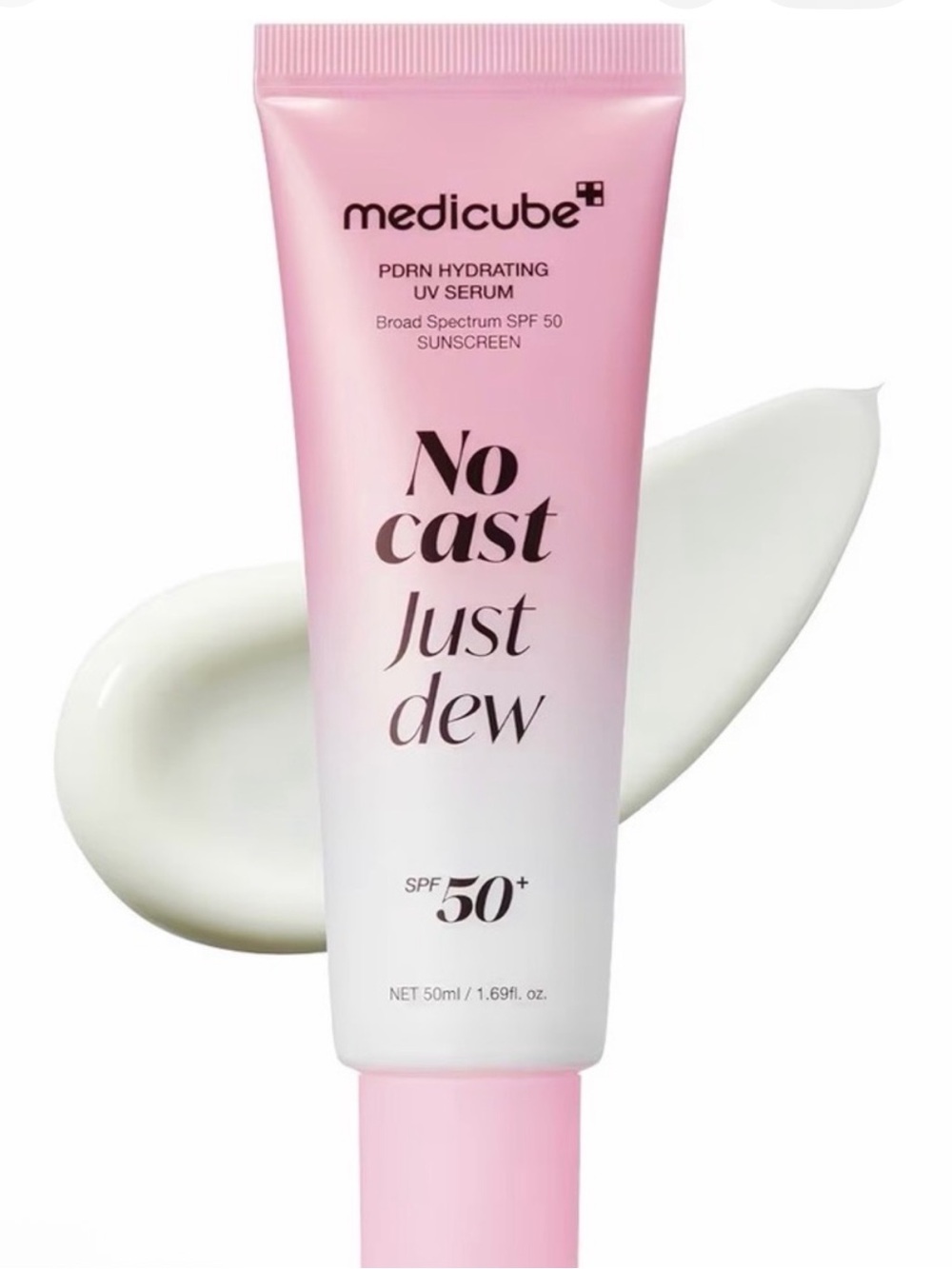 medicube No Cast Just Dew Sunscreen SPF 50 Hydrating UV Serum